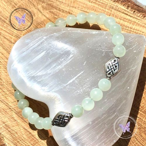 Chinese Jade Celtic Symbol Bracelet